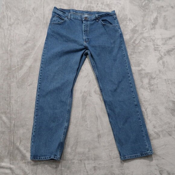 Wrangler Other - Wrangler Jeans Mens 38x30 Blue Flex Fit Straight Cowboy Western Rancher Rodeo